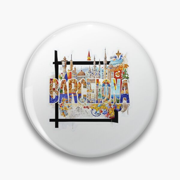 Item preview, Barcelona Sticker – Artistic Summer Escape 2025 Gift Edition designed and sold by Imaginarium of Chaos falcon88 .