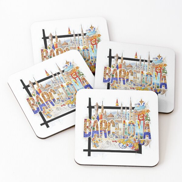 Item preview, Barcelona Sticker – Artistic Summer Escape 2025 Gift Edition designed and sold by Imaginarium of Chaos falcon88 .