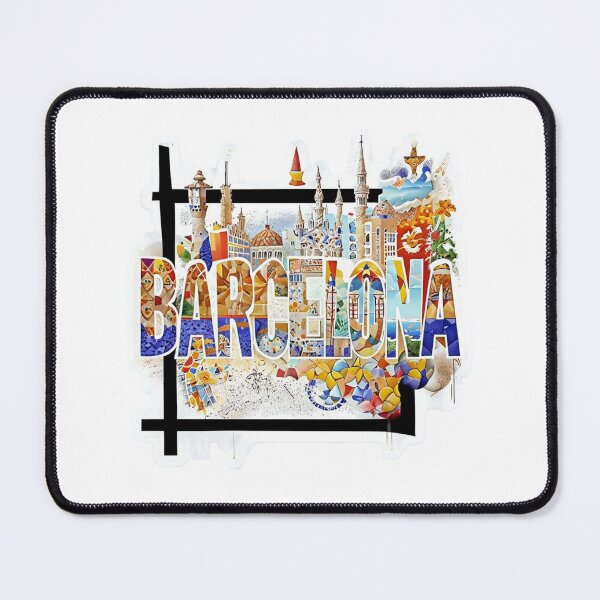 Item preview, Barcelona Sticker – Artistic Summer Escape 2025 Gift Edition designed and sold by Imaginarium of Chaos falcon88 .