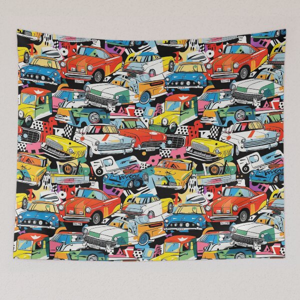 Item preview, Colourful Motors: A Throwback to Urban Cool designed and sold by mittie101.
