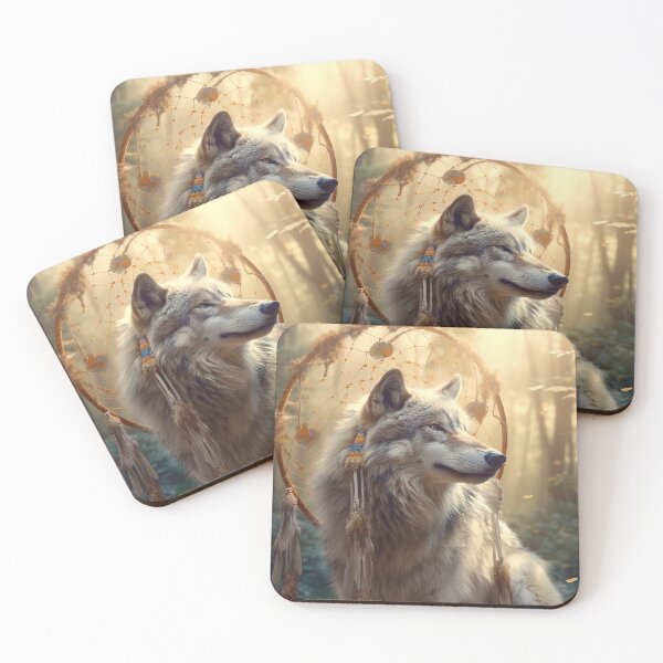 Item preview, Wolf and Dream Catcher designed and sold by Erika Kaisersot.
