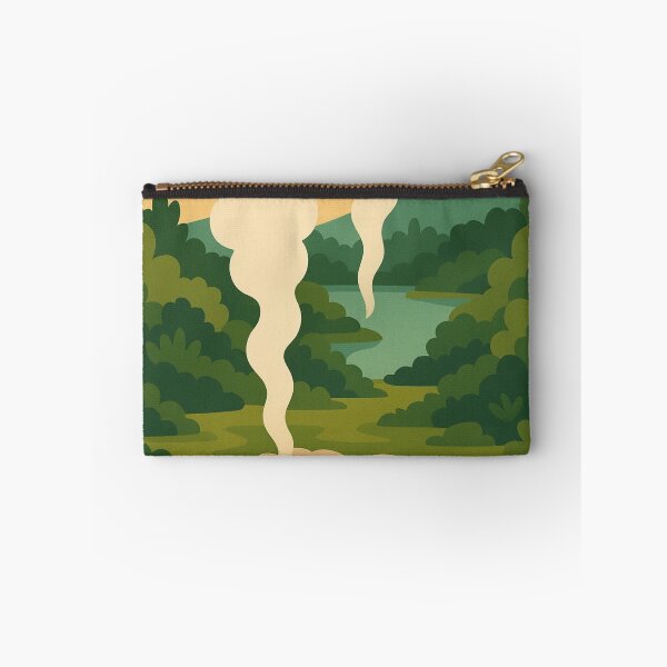 Item preview, Rotorua Geothermal Pool at Sunset with Steam Vents designed and sold by Aryabek.
