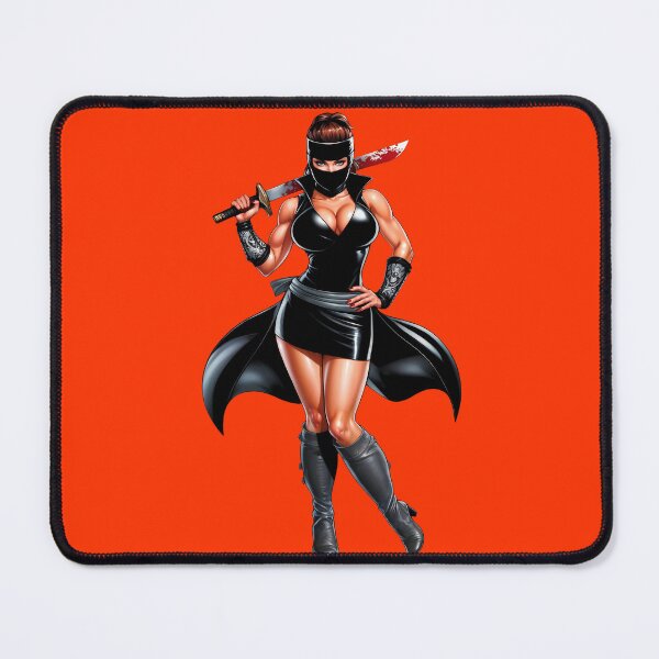 Item preview, Sexy Ninja Assassin with bloody Katana designed and sold by HolaJosephina.