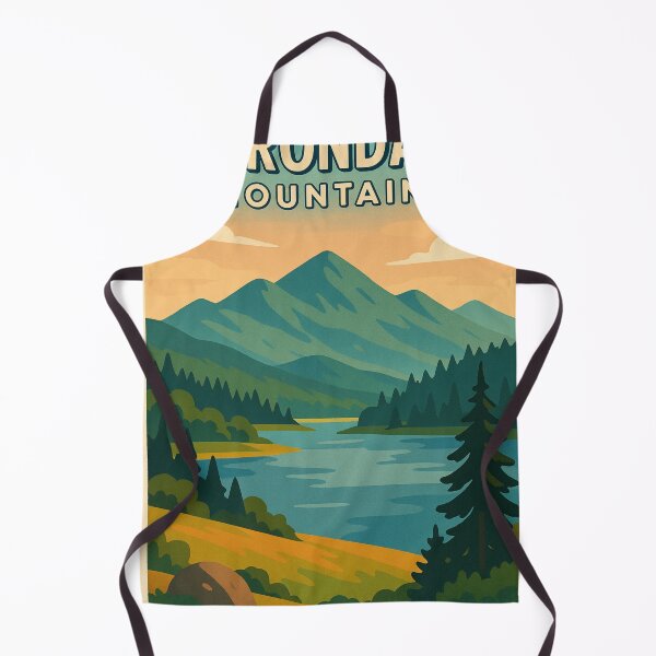 Item preview, Adirondack Mountains with Lake Reflection and Pine Forest designed and sold by Aryabek.