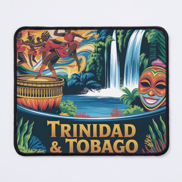 Item preview, Trinidad & Tobago: Vintage Carnival Poster designed and sold by LSVart.