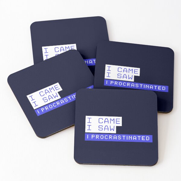 Item preview, I came, I saw, I procrastinated | Funny Overworked College Student designed and sold by beautyjan.
