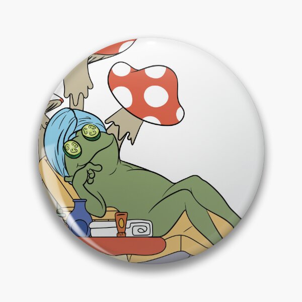 Artikelvorschau, Frosch-Tag frei – Spa-Vibes & Pilzträume entworfen und verkauft von RCrizil.