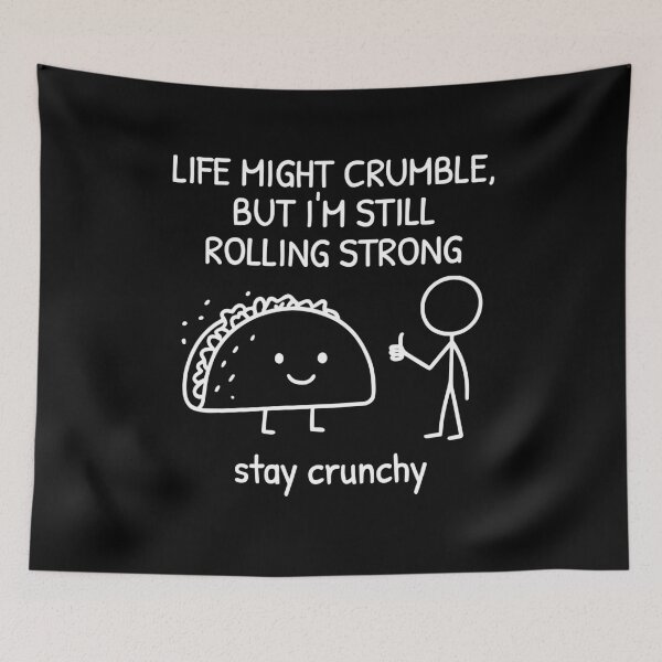 Item preview, Crumbling Life Logic – xkcd Taco Mood designed and sold by AnnSign.