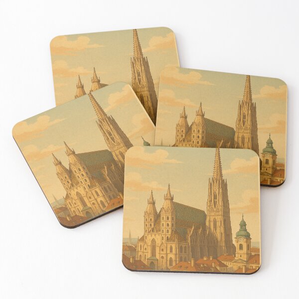 Item preview, Vienna Cathedral and Rooftops View from Above designed and sold by Aryabek.