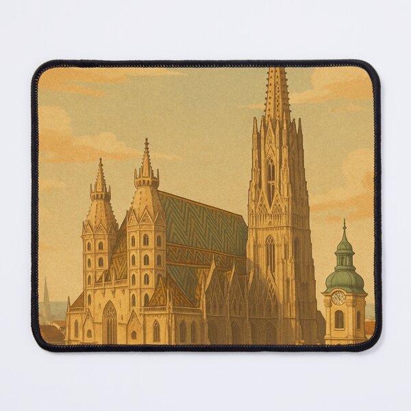 Item preview, Vienna Cathedral and Rooftops View from Above designed and sold by Aryabek.