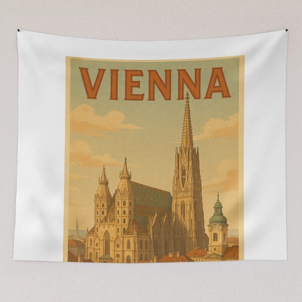 Item preview, Vienna Cathedral and Rooftops View from Above designed and sold by Aryabek.