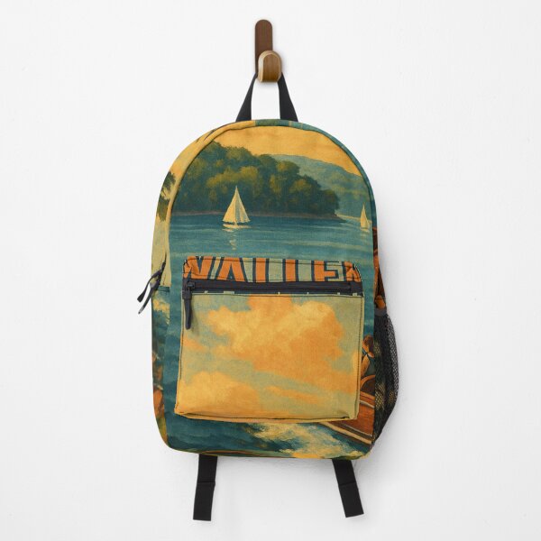 Item preview, Lake Wallenpaupack Boating Scene at Sunset designed and sold by Aryabek.
