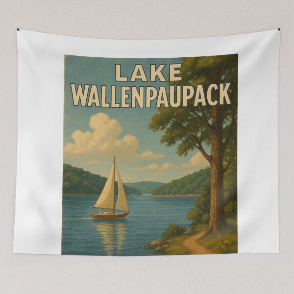 Item preview, Lake Wallenpaupack Sailboat on Peaceful Summer Day designed and sold by Aryabek.