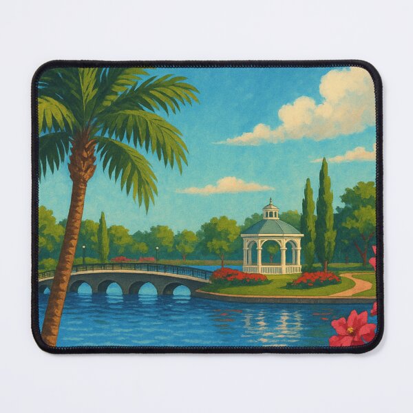 Item preview, Altamonte Springs Park with Palm and Lake Pavilion designed and sold by Aryabek.