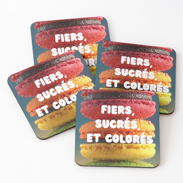 Item preview, LGBT Rainbow Macarons - Activist Treats "Proud, Sweet and Colorful" designed and sold by EM-AIART.