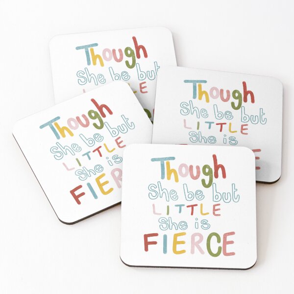 Item preview, Though she be but little she is fierce William Shakespeare quote designed and sold by SJAPhoto.