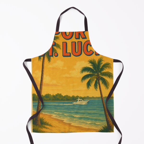 Item preview, Port St. Lucie Beach Scene with Sunset Sky and Boat designed and sold by Aryabek.