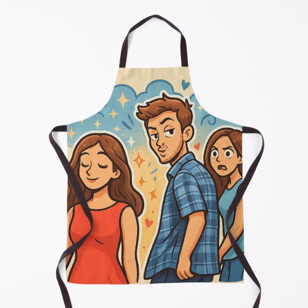 Item preview, Distracted Boyfriend – Viral Meme Cartoon Style designed and sold by GirlyPopped.