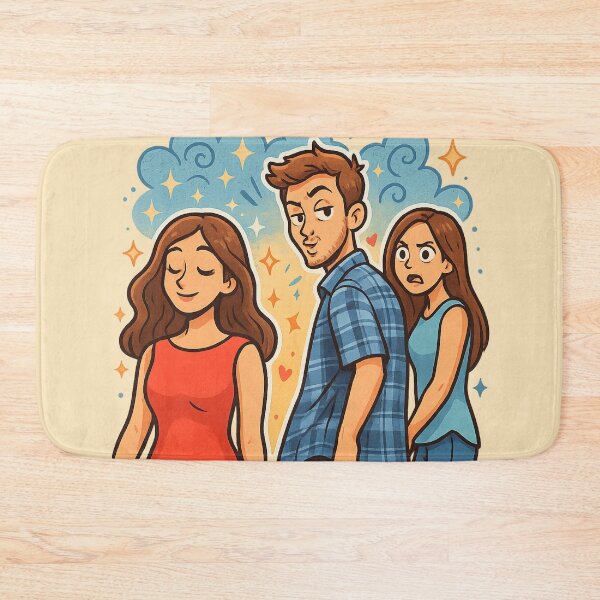 Item preview, Distracted Boyfriend – Viral Meme Cartoon Style designed and sold by GirlyPopped.