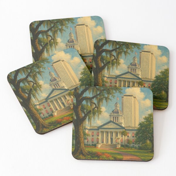 Item preview, Tallahassee Capitol Grounds with Flowers and Dome designed and sold by Aryabek.