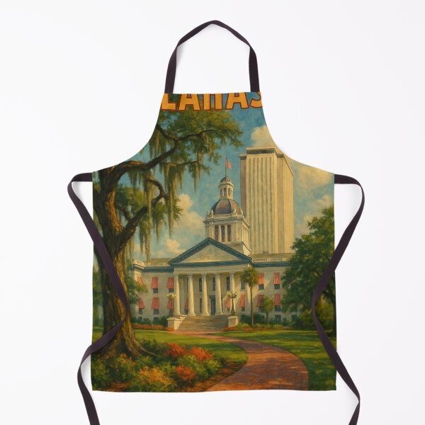 Item preview, Tallahassee Capitol Grounds with Flowers and Dome designed and sold by Aryabek.