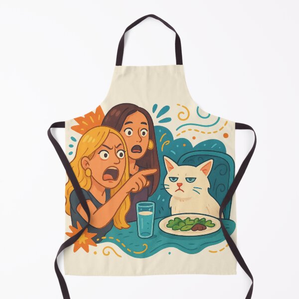 Item preview, Woman Yelling at a Cat – RHOBH Meme Cartoon Style designed and sold by GirlyPopped.