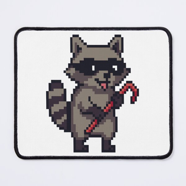 Item preview, Pixel Raccoon With Crowbar designed and sold by PixelPunx.