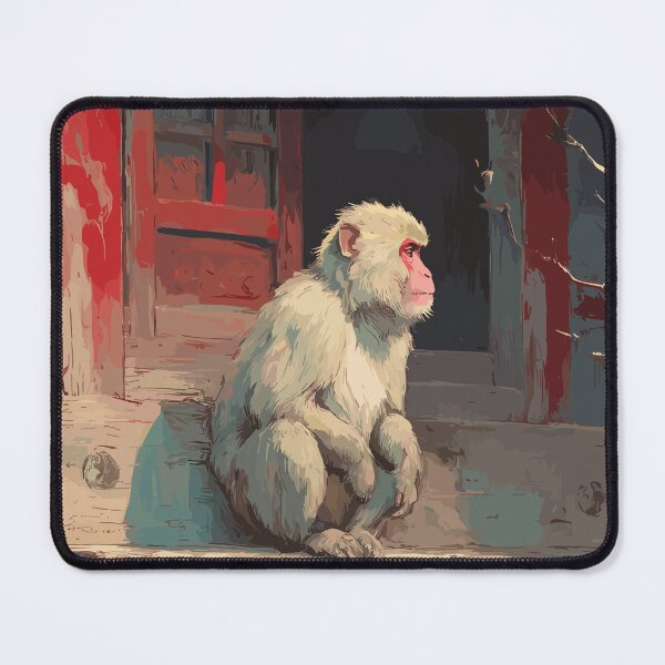 Item preview, Japanese Macaque Art designed and sold by bapupa.