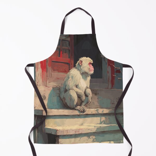 Item preview, Japanese Macaque Art designed and sold by bapupa.