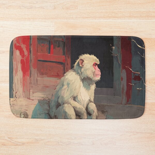Item preview, Japanese Macaque Art designed and sold by bapupa.