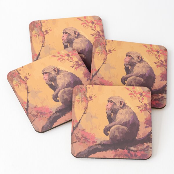 Item preview, Snow Monkey Japanese Macaque designed and sold by bapupa.