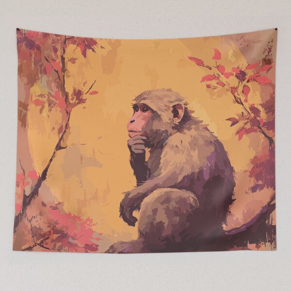 Item preview, Snow Monkey Japanese Macaque designed and sold by bapupa.