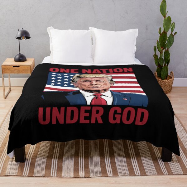 Item preview, Trump One Nation Under God Sweatshirt, MAGA Shirt, Trump Supporter designed and sold by Nekusa.