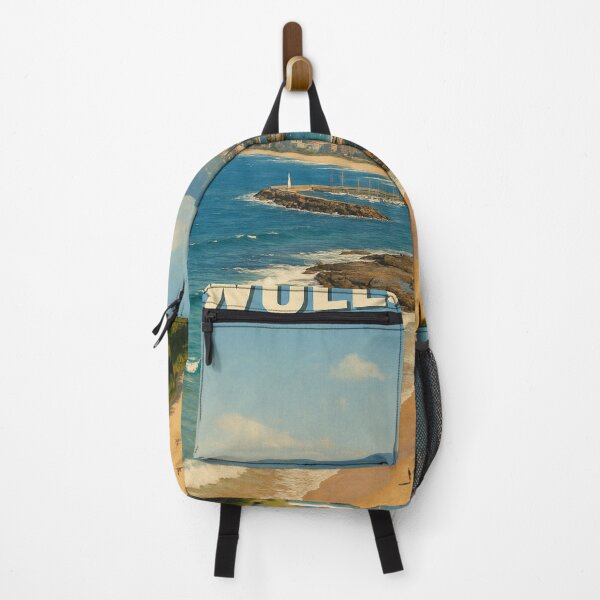 Item preview, Wollongong Beach with Lighthouse and Coastal Cliffs designed and sold by Places On Earth.
