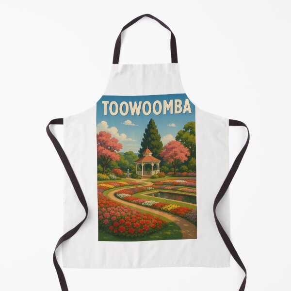 Item preview, Toowoomba Garden Path with Gazebo and Blooming Trees designed and sold by Places On Earth.