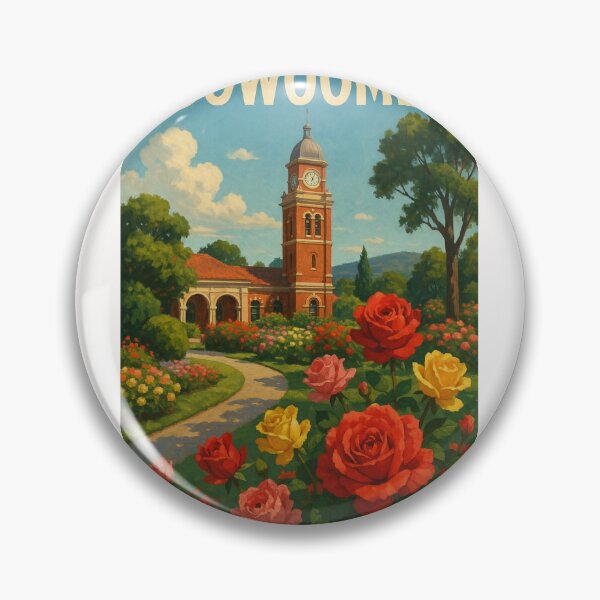 Item preview, Toowoomba Clocktower and Roses in Bloom designed and sold by Places On Earth.