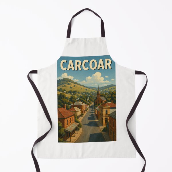 Item preview, Carcoar Main Street with Steepled Church and Heritage Buildings designed and sold by Places On Earth.
