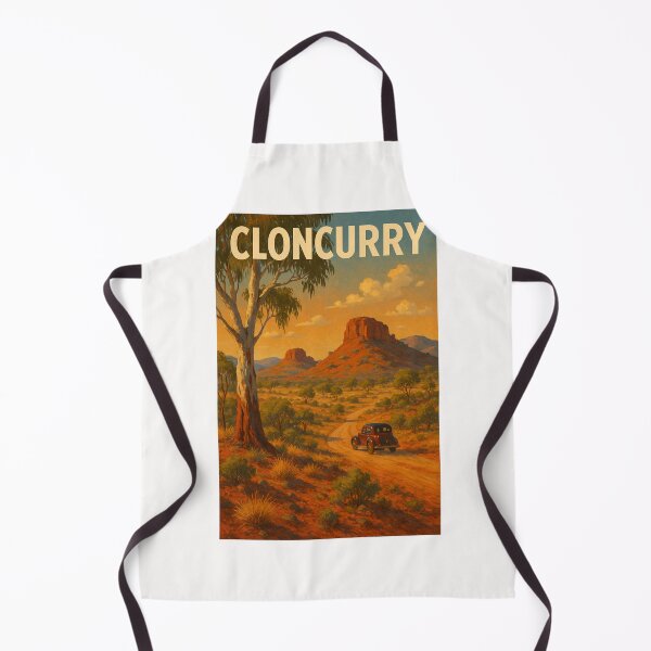 Item preview, Cloncurry Desert Track with Red Rock Mesas designed and sold by Places On Earth.