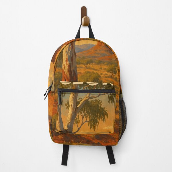 Item preview, Cloncurry Desert Track with Red Rock Mesas designed and sold by Places On Earth.