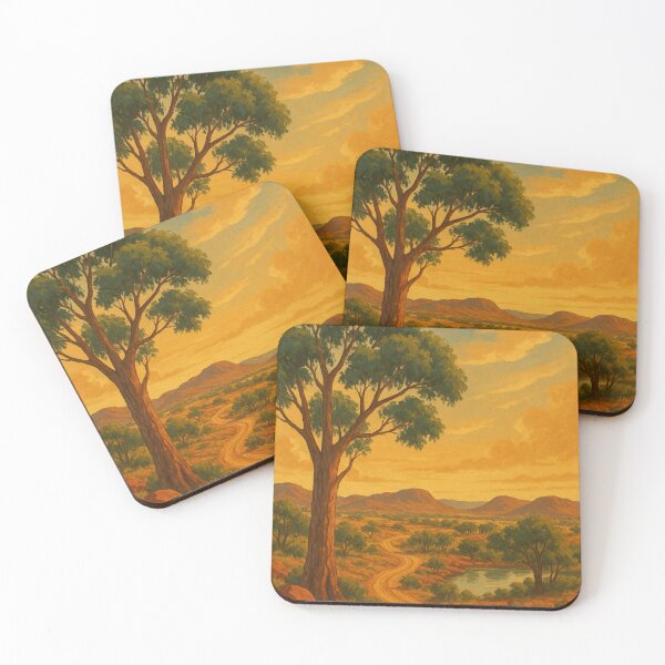 Item preview, Cloncurry Winding Track through Desert Plains designed and sold by Places On Earth.