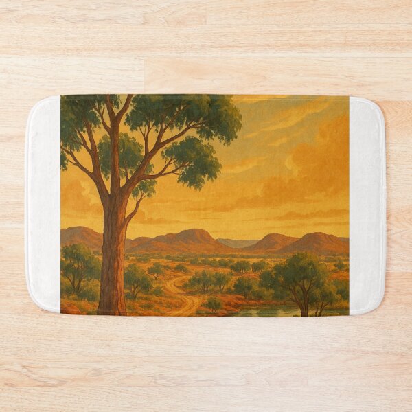 Item preview, Cloncurry Winding Track through Desert Plains designed and sold by Places On Earth.