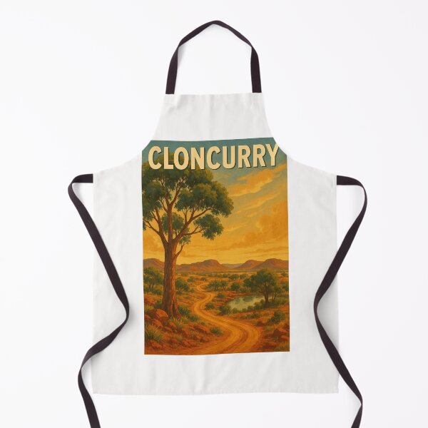 Item preview, Cloncurry Winding Track through Desert Plains designed and sold by Places On Earth.