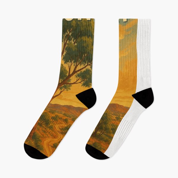 Item preview, Cloncurry Winding Track through Desert Plains designed and sold by Places On Earth.