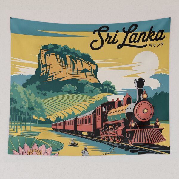 Item preview, Sri Lanka: Vintage Sigiriya & Tropical Splendor designed and sold by LSVart.