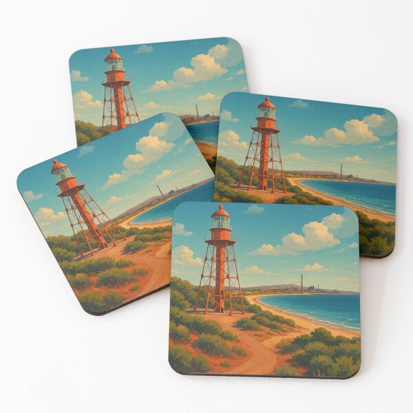 Item preview, Whyalla Red Lighthouse and Coastal Trail View designed and sold by Places On Earth.