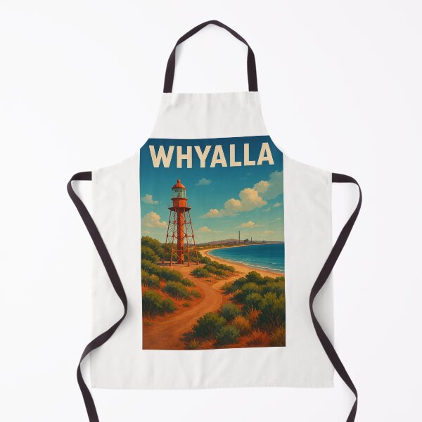 Item preview, Whyalla Red Lighthouse and Coastal Trail View designed and sold by Places On Earth.