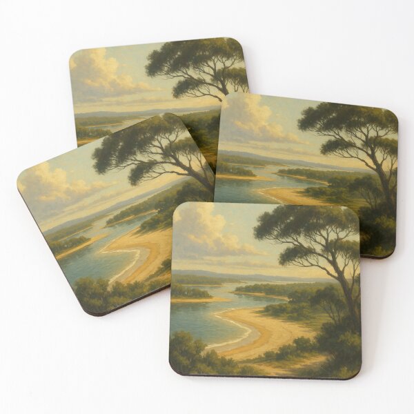 Item preview, Mallacoota Sand Spit and Coastal Wetland View designed and sold by Places On Earth.