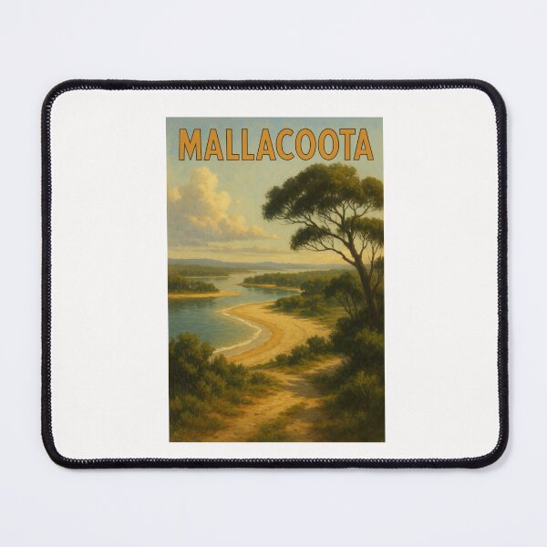 Item preview, Mallacoota Sand Spit and Coastal Wetland View designed and sold by Places On Earth.
