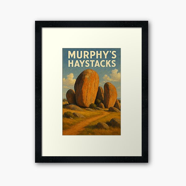 Item preview, Murphy’s Haystacks Boulders under a Vast Sky designed and sold by Places On Earth.