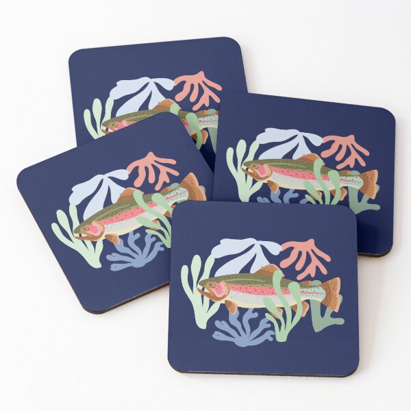 Item preview, Colorful Coral Trout designed and sold by AnulaArt.
